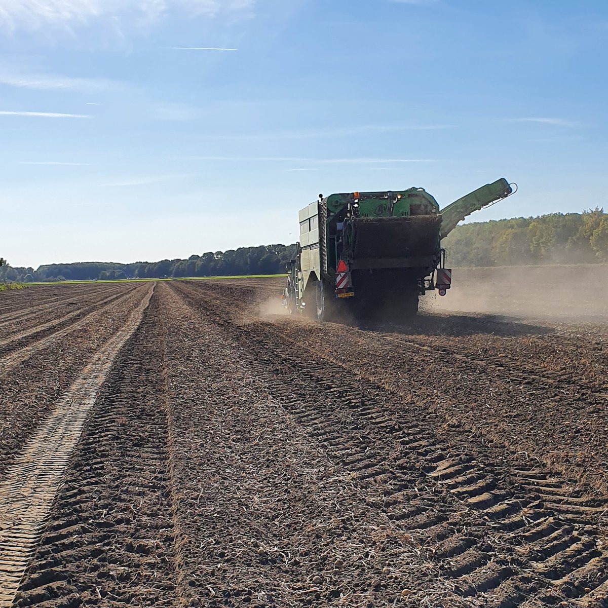 Laatste 4 rijen! Dat geeft rust!