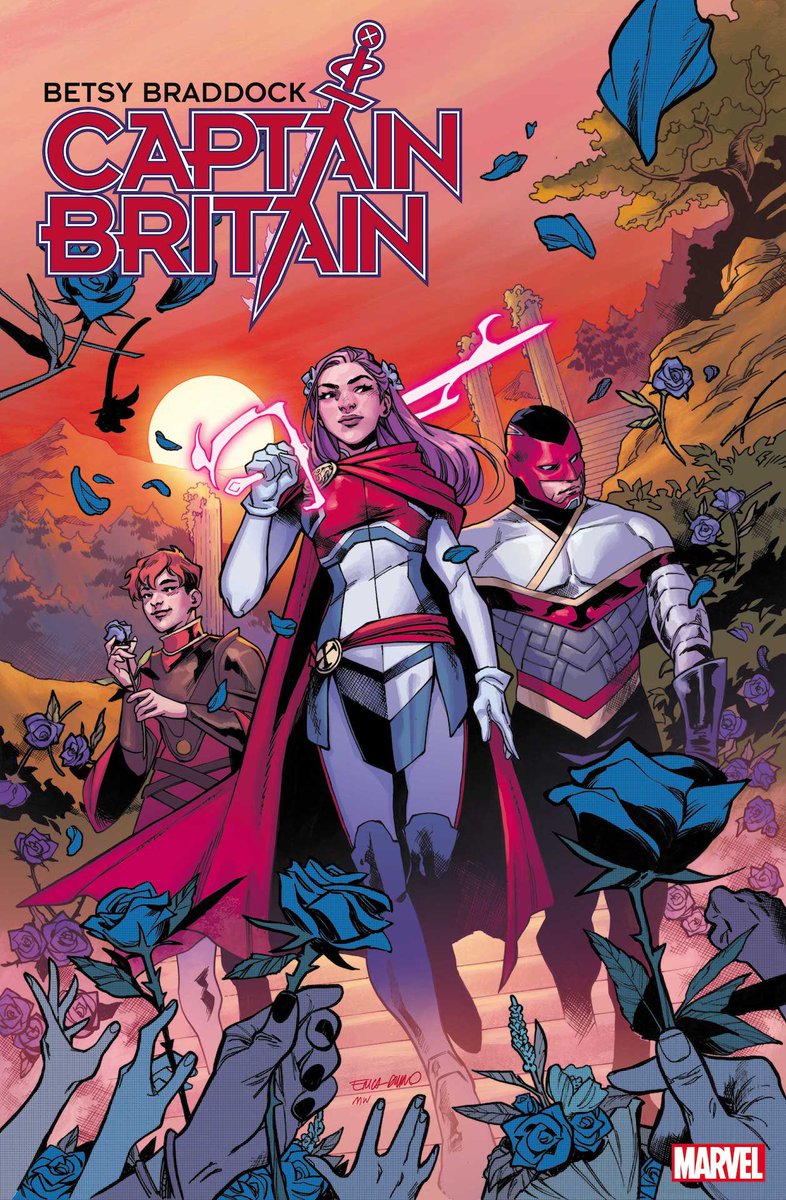 Betsy Braddock News (@mentalmonarch) on Twitter photo Betsy Braddock: Captain Britain
#1 (of 5)
February 2023
Written by <a href="/TiniHoward/">Tini Howard ⚔</a>, Art by <a href="/vascogeorgiev/">Vasco GEORGIEV</a>, Cover by <a href="/Erica_Durso/">Erica D'Urso</a>! Betsy Braddock: Captain Britain
#1 (of 5)
February 2023
Written by <a href="/TiniHoward/">Tini Howard ⚔</a>, Art by <a href="/vascogeorgiev/">Vasco GEORGIEV</a>, Cover by <a href="/Erica_Durso/">Erica D'Urso</a>!