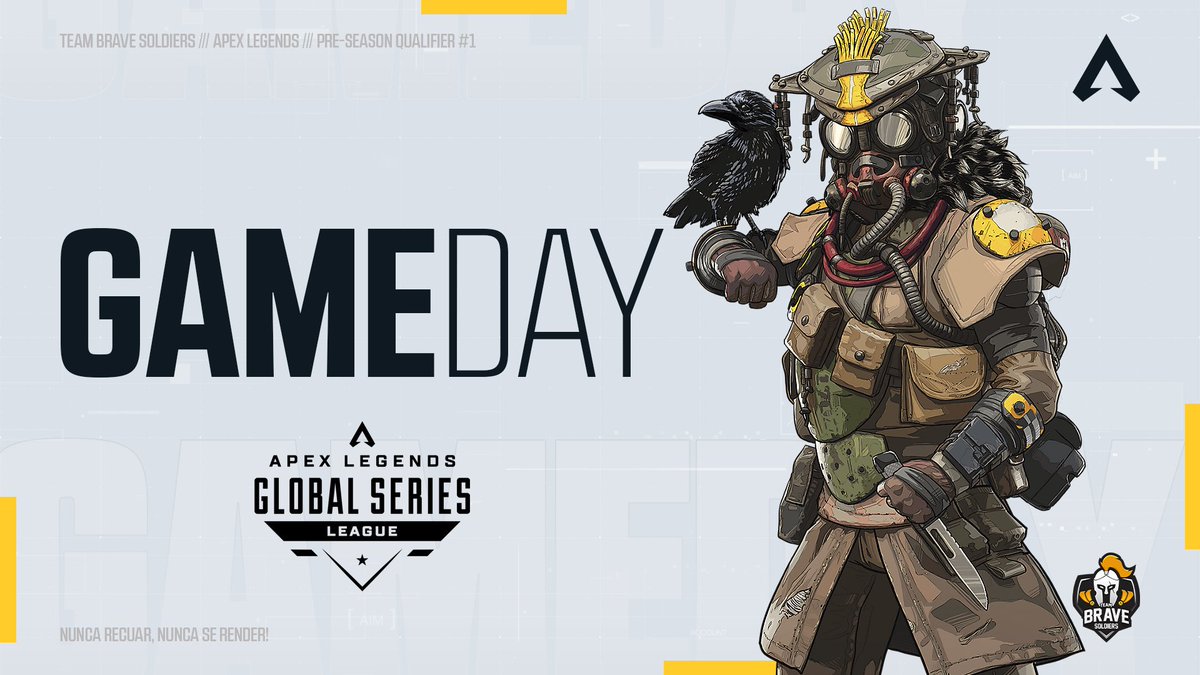 TbseSportsOf's tweet photo. Boaaa tarde, brava torcida! ⚔
Hoje é dia de guerra para nossos bravos guerreiros do Apex! Disputaremos a final da ALGS Pre-Season Qualifier#1 🏆
Vamos atualiza-los com os resultados da queda. 🔫
#GOTBS ⚔ #WEAREBRAVER https://t.co/7PBnr9bMTp