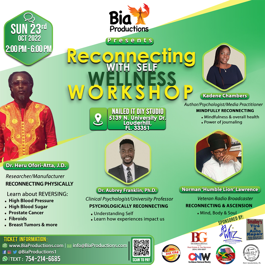BiaProductions1's tweet photo. Good health means Mind, Body, &amp; Spirit health. Learn about the connection, and get info, tools, &amp; techniques to improve health in each of these areas.  Sun. Oct 23, SoFlo. Tickets @https://buy.stripe.com/dR6cQdgro5EQdJS6oC https://t.co/X7BJV7QwxR