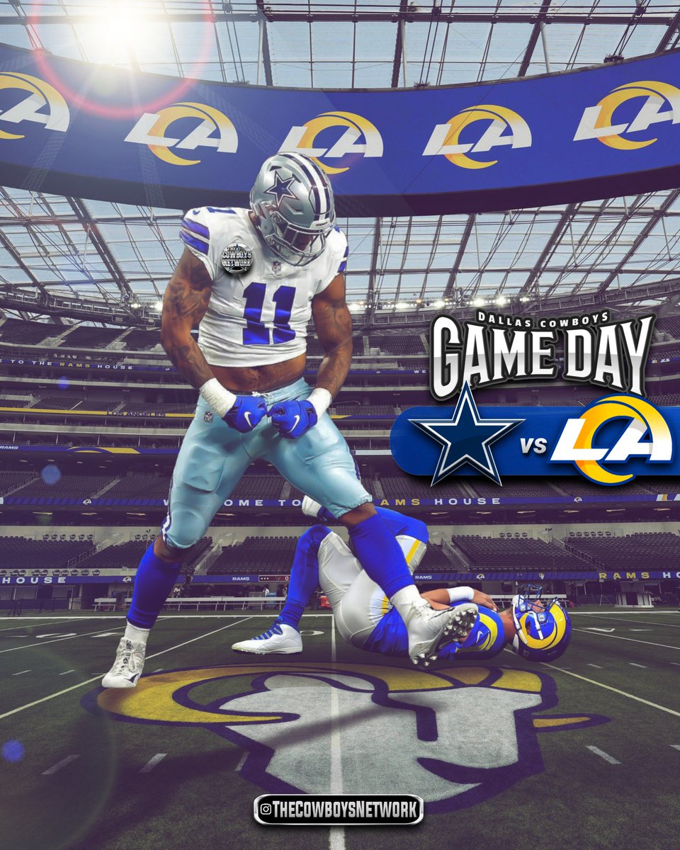 TheCowboysNet's tweet photo. It's GAMEDAY! #Cowboys vs Rams! ✭ https://t.co/APUDBzH8AV