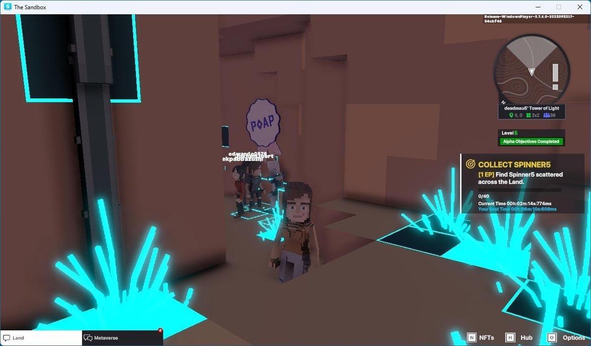 leenagift1986's tweet photo. @TheSandboxGame @deadmau5 I just participated in the #SandboxAlphaS3Giveaway for a chance to win 500 SAND! Found George from the Metaglitch in @deadmau5's Tower of Light, check out my screenshot below!
👇 https://t.co/8AnHCRiWNN