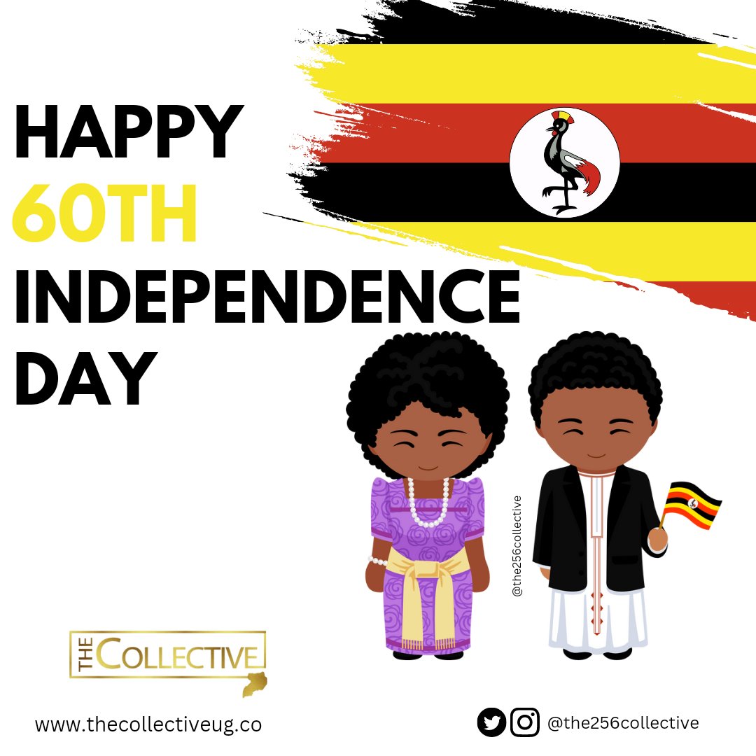The256Collectiv's tweet photo. Happy 60th Independence day to our beloved Uganda!🇺🇬
#UgandaAt60 https://t.co/mopY3pbq53