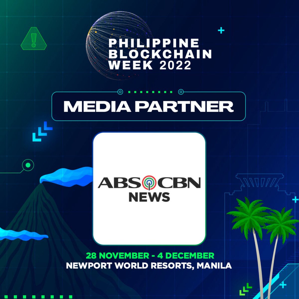 philippinebc_wk's tweet photo. We’re glad to present our media partner , the largest news gathering and broadcast organization in the country — ABS-CBN News @ABSCBNNews

They will feature the day-today happenings during the seven-day event of Philippine Blockchain Week 2022! https://t.co/3Z9ERyhd8W