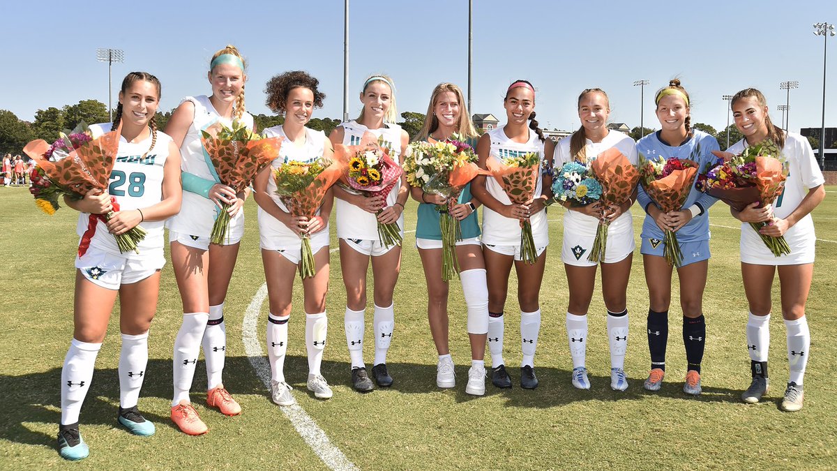 Thank you to these nine incredible young women on your contributions to our program.

#HawkYeah #UNCW