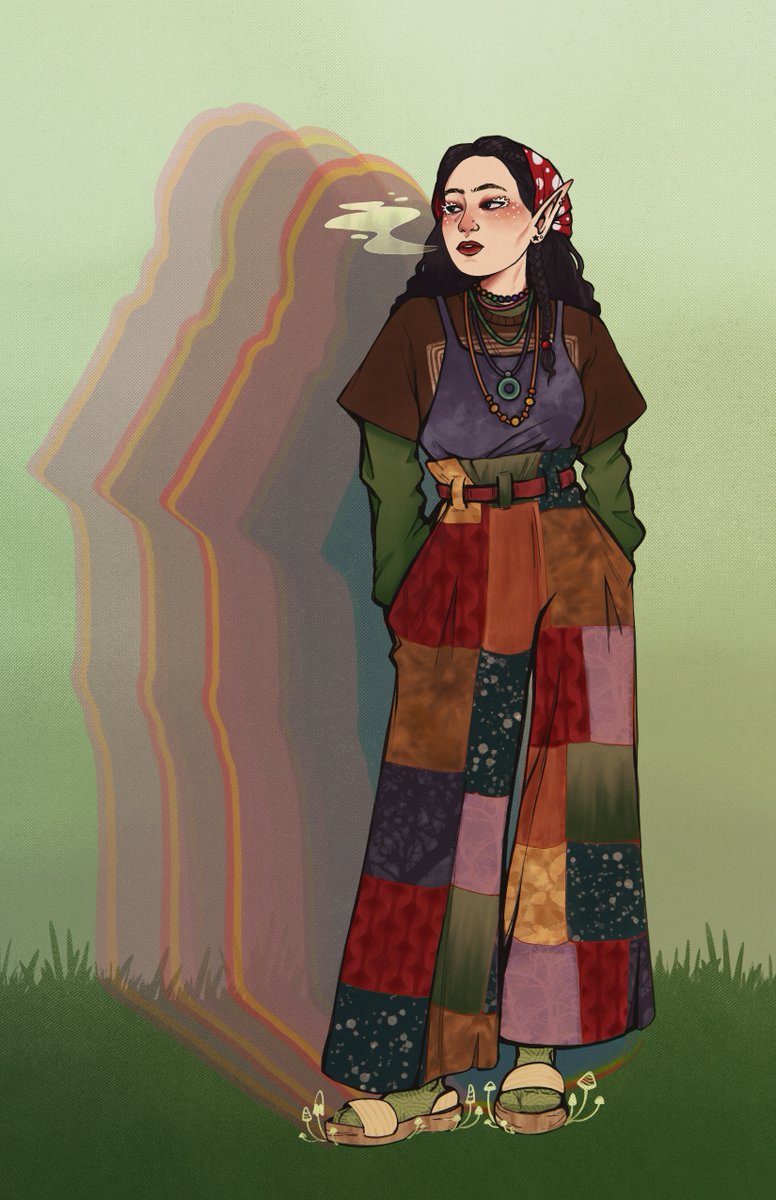 this is so late BUT i had the honour of contributing to #d20zinejam22 in the Bling Bing fashion zine <3 check it out if you haven't already! the only downside of drawing yelle in these pants is that i want them SO BAD 

#dimension20