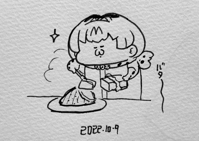 さいまいもにバターをたっぷり乗せちゃうサーバルちゃん 