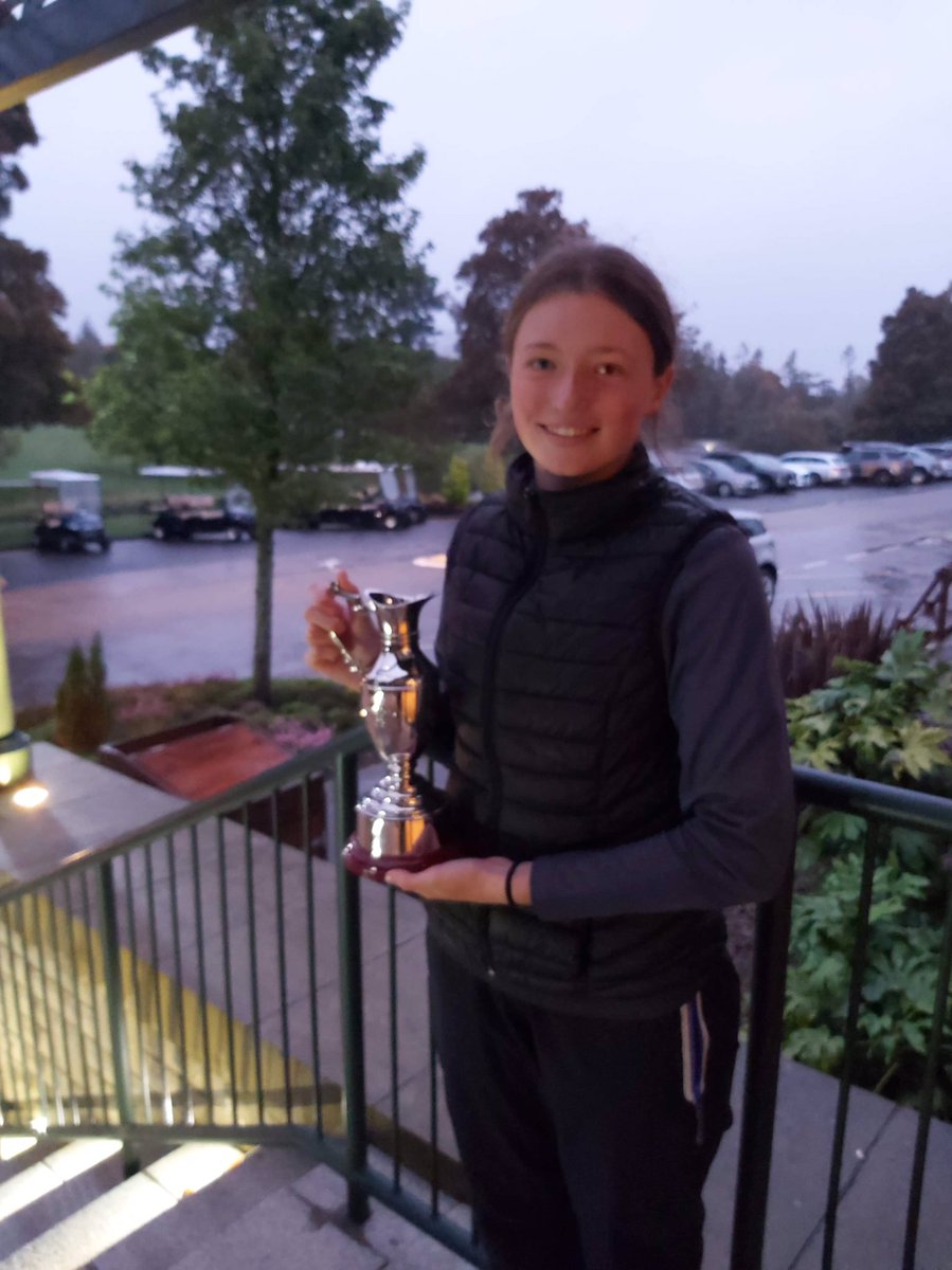 Erin played in the Forth Valley Junior Golf race to @GleneaglesGolf today in difficult conditions and won the Rob Roy Trophy. Very proud mum and dad. @golf_juniors @kenny_monaghan @DunblaneNewGC @AlyMckGolf @BorrowmanScott @heathermacgolf @JuniorScotland @sgfgolf