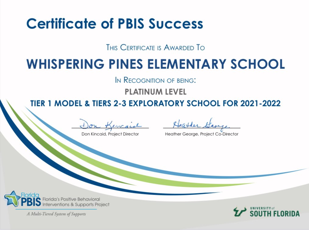 WPEUnicorns's tweet photo. Congratulations to our Unicorns for earning a level โPlatinumโ for our PBIS system. Special thanks to Mrs. Wilkerson for her support! #SWPB @SafeSchools_PBC @pbstrulymatters @pbcsd @RiemerBarbara @LeadingVictory https://t.co/VNa7KEWvU2