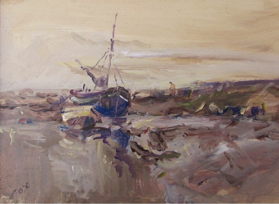 Jack Cox (1914-2007)
“Boats at Wells”
Oil on board, framed.
26 x 20 cm

POA - Dm if interested!!!

This is many of the cracking Jack Cox paintings we offer for sale on our website 😊

artnorfolk.co.uk

#norfolk #suffolk #eastanglia #northnorfolk #norfolkart #jackcox #wells
