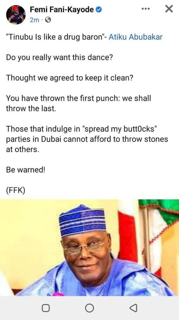 This is really not playing politics.. When issues should be discussed on who or how to move the country forward... Haba naaa