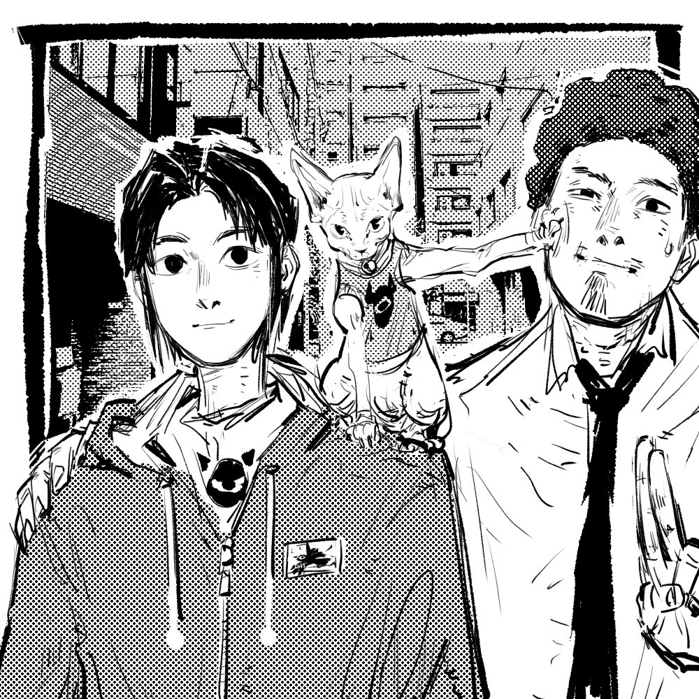 TZXJ6's tweet photo. Fotinho
.
.
#manga #anime #mangá #quadrinhos #wacom #medibangpaint #arte #desenho #rabisco #webcomic #jumppaint #cat #photo https://t.co/l2YHQg0Gm3
