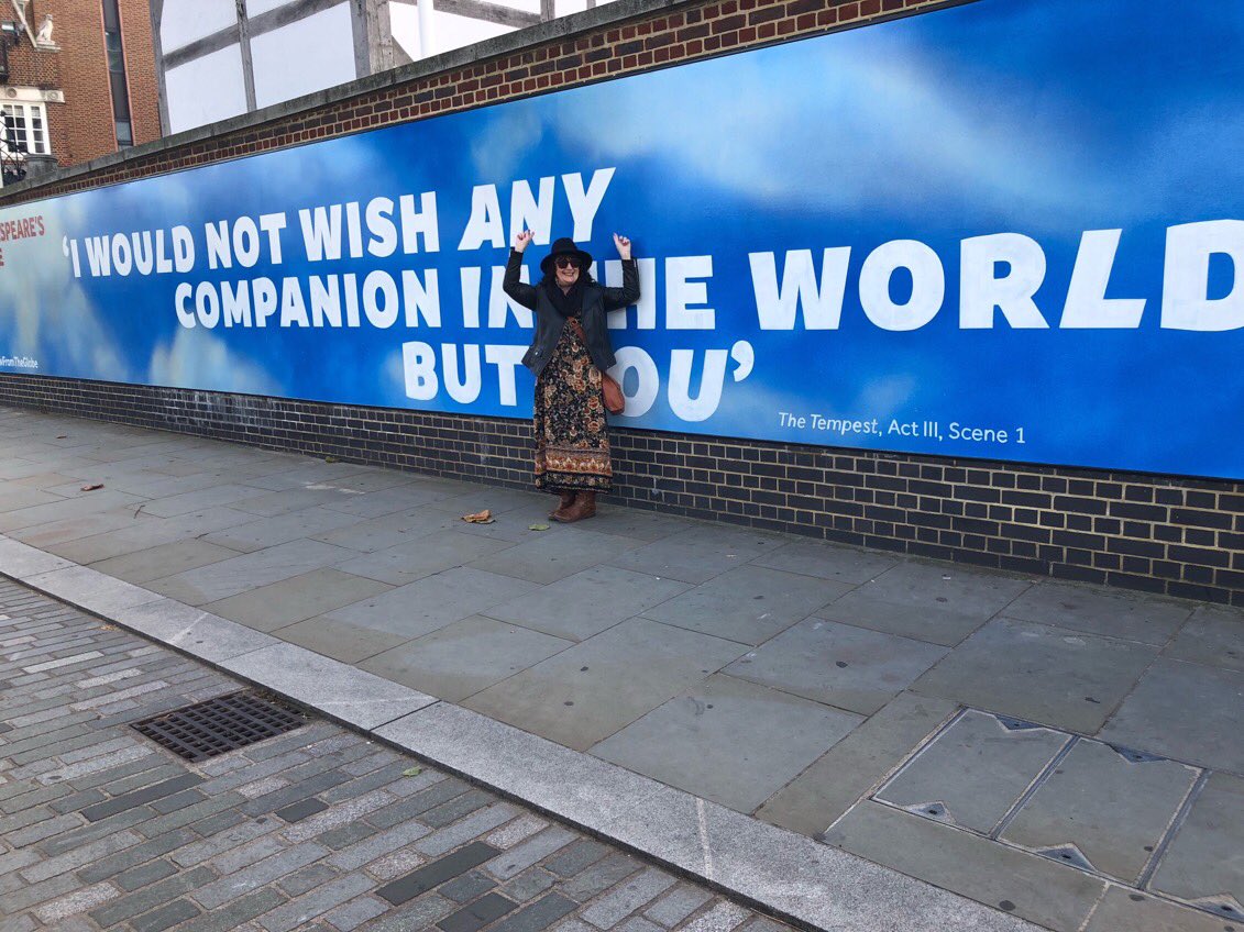 Fab day at The Globe. Wonderful production of #muchadoaboutnothing  go see! ❤️#theglobetheatre