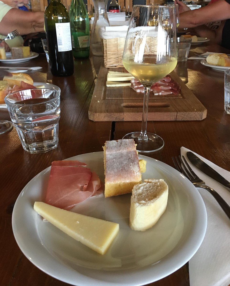 wearingpurple59's tweet photo. Perfect end to a @pandocruises excursion,local food &amp; wine tasting-delicious @konobakamenzadar #pandocruises #cruiseexcursion #croatianfood #prosciutto #pagcheese #wine #foodie #konobakamen #cruise #cruising #travel #holiday https://t.co/QEPzZm0TIQ