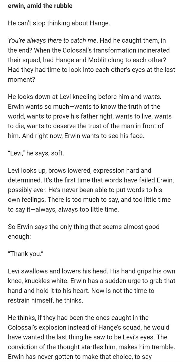 DrButtonsss's tweet photo. Hello it counts if they just *think* it's their last (and first) kiss right 😬 #EruriAngstWeek @EruriAngstWeek https://t.co/apQZz5BoCa