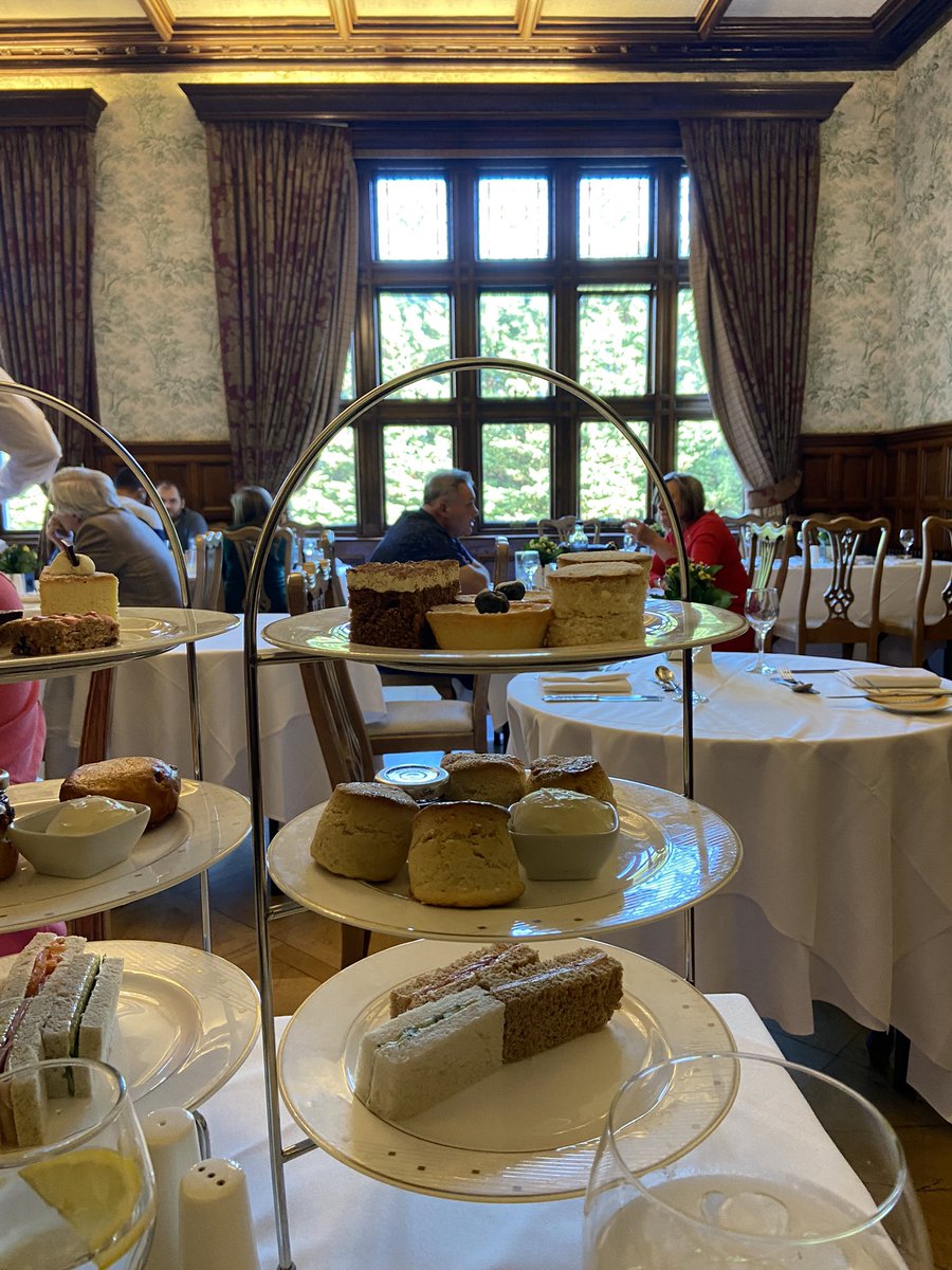 TeaLady_Rebz's tweet photo. First afternoon tea for a while  - expensive for out of London- nice fresh food good service , but not overwhelmed apart from the excellent gluten free offering. @PendleyManor https://t.co/uMxRvbzg0Y