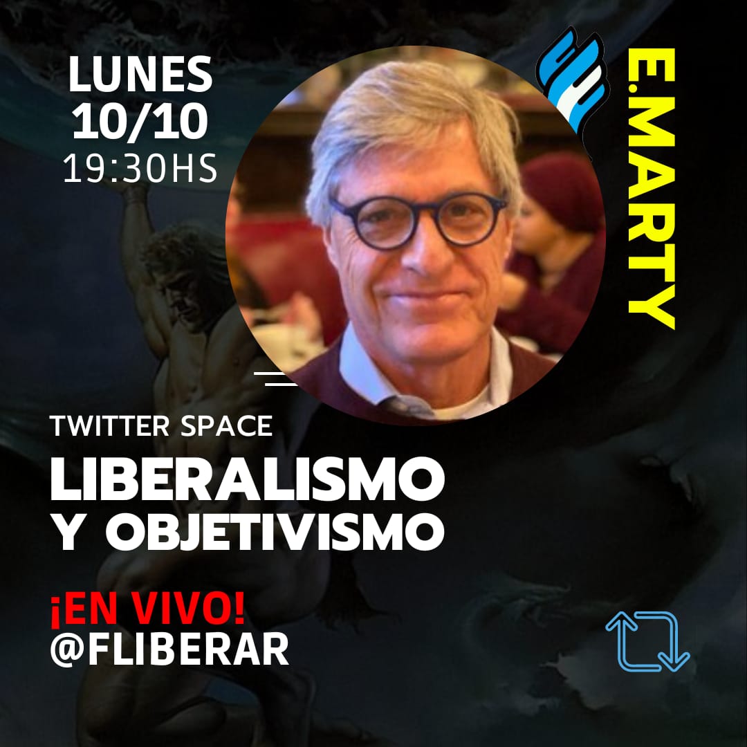 📌 LUNES 10/10 en nuevo horario de las 19:30 hs. te esperamos en nuestro SPACE <a href="/FLIBERAR/">Fundación LiberAR</a> 🎤🗣️ conversaremos con Eduardo Marty @Ed_Marty presidente <a href="/frilatam/">FRI</a> sobre el LIBERALISMO y OBJETIVISMO en 🇦🇷 junto a <a href="/LosMansos/">Rogelio López Guillemain</a> ✔
💯 EN VIVO❗ x.com/i/spaces/1OdKr…