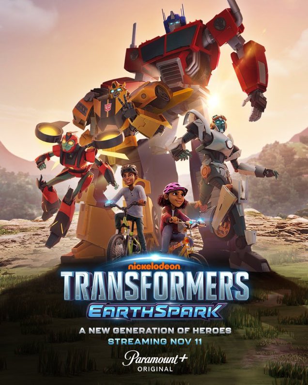 mkottick's tweet photo. Paramount Global’s #NickelodeonAnimationStudios presents #TransformersEarthSpark streaming on #ParamountPlus November 11, 2022! 

#Hasbro #EntertainmentOne https://t.co/4yyJhC5S0D