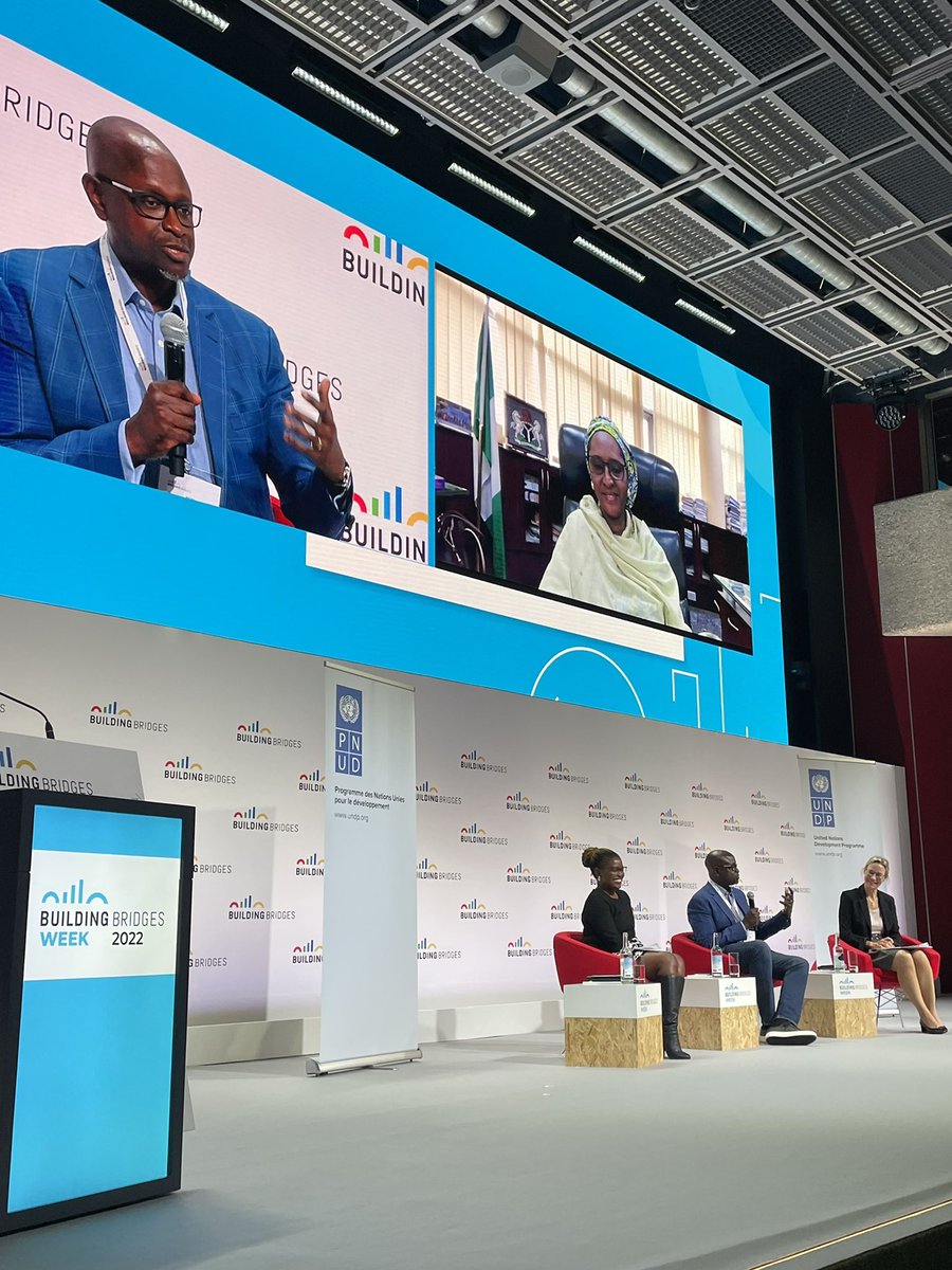 eva_bortolotti's tweet photo. “We need conscious #fiscalpolicies to encourage investments in the power sector, in the information and technology sector and in financial services” - Zainab Shamsuna Ahmed, Minister of Finance, Nigeria #BuildingBridges22 https://t.co/A8xAQx8O0L