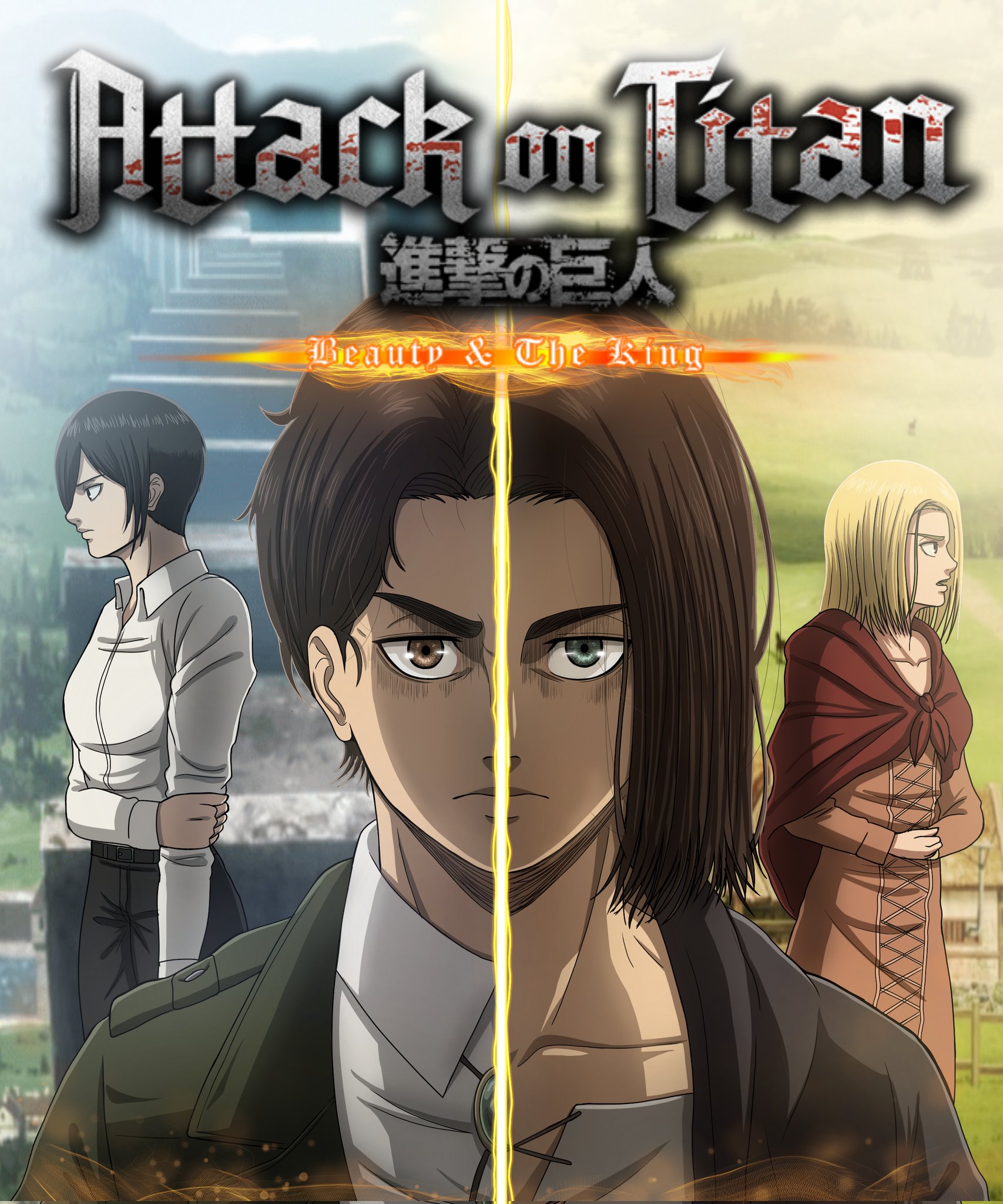 Grisha and his smiling sister  Attack on titan anime, Attack on titan,  Attack on titan season