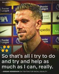 Say whatever you like about Jordan Henderson but no way in a million years is this man a racist.
He's a role model to many young people &amp; always acts with integrity both on &amp; off the pitch.
People will use this nonsense to help tarnish his name &amp; build their agendas against him.