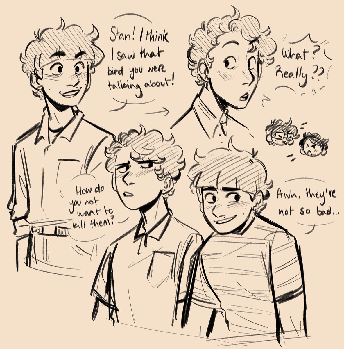 noodles_and_tea's tweet photo. Also some more Will and Stan as bffs https://t.co/T1mRoLGrfu