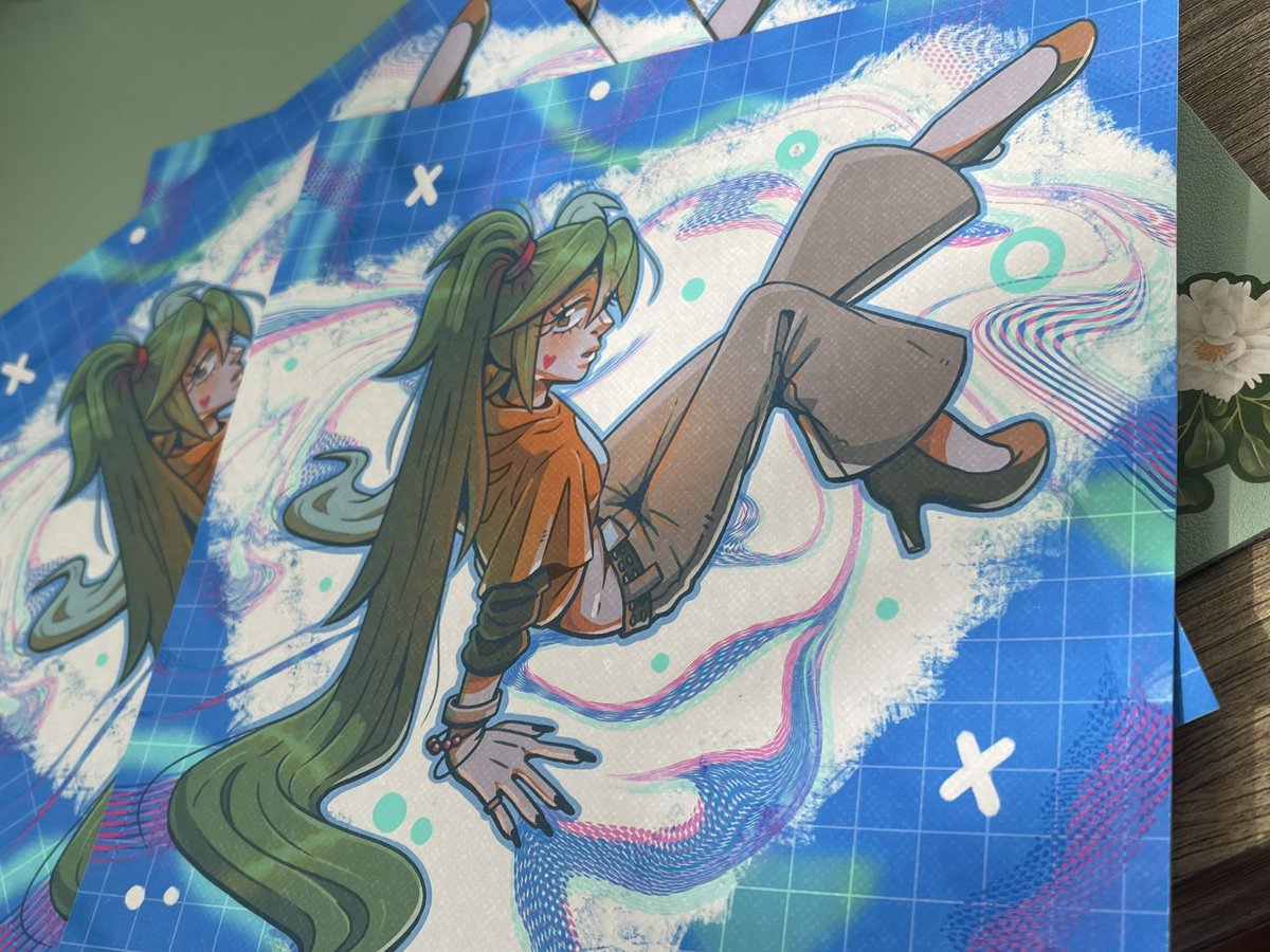 ivylare_'s tweet photo. 💚Art prints now for sale💚
~
I’m excited to announce that my Etsy shop now has prints! They’re printed on premium cardstock and I’m really happy with how they turned out!
Stock is low right now because I’m testing this out, so get one while you can!
★
https://t.co/FgknPmqim7 https://t.co/rM7zhJRKhI