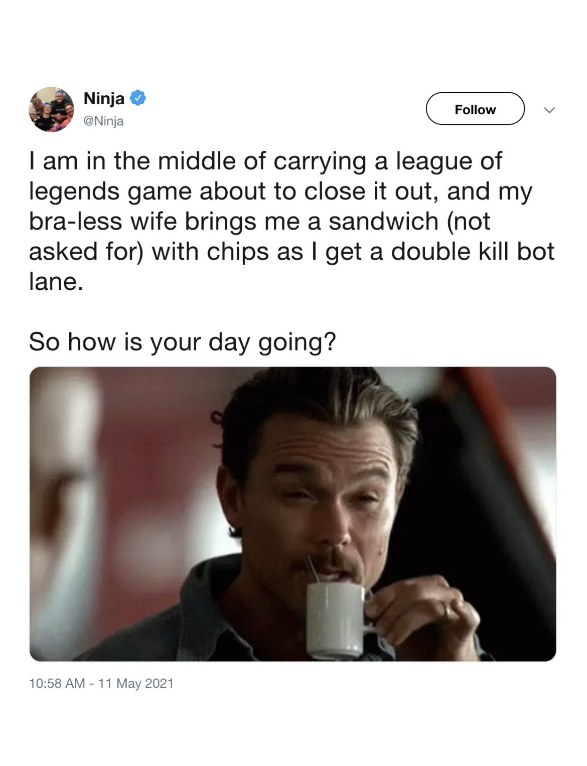 2 pic. So how is your day going? ☕️ https://t.co/WzvRBTh1ur