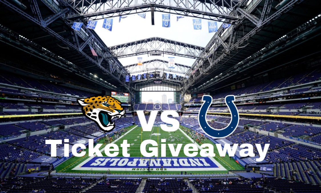 Colts_Coverage's tweet image. 🚨 TICKET GIVEAWAY ALERT🚨

We have 1 ticket for #JAXvsIND! 

Rules: 

FOLLOW:

@Colts_Coverage 

@gavinwilldoit 

RT! 

Winner will be picked 10/14/22!