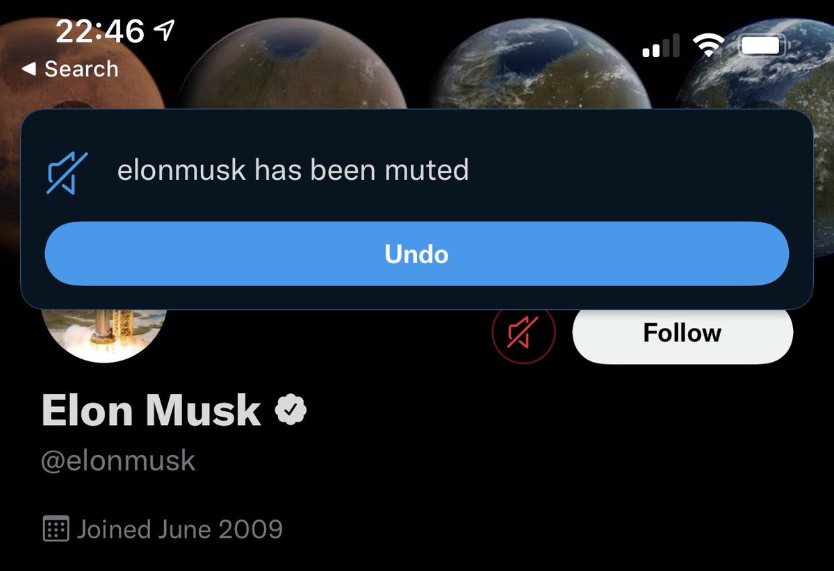 itsnotaboutlife's tweet image. Enough is enough #MuteElonMusk