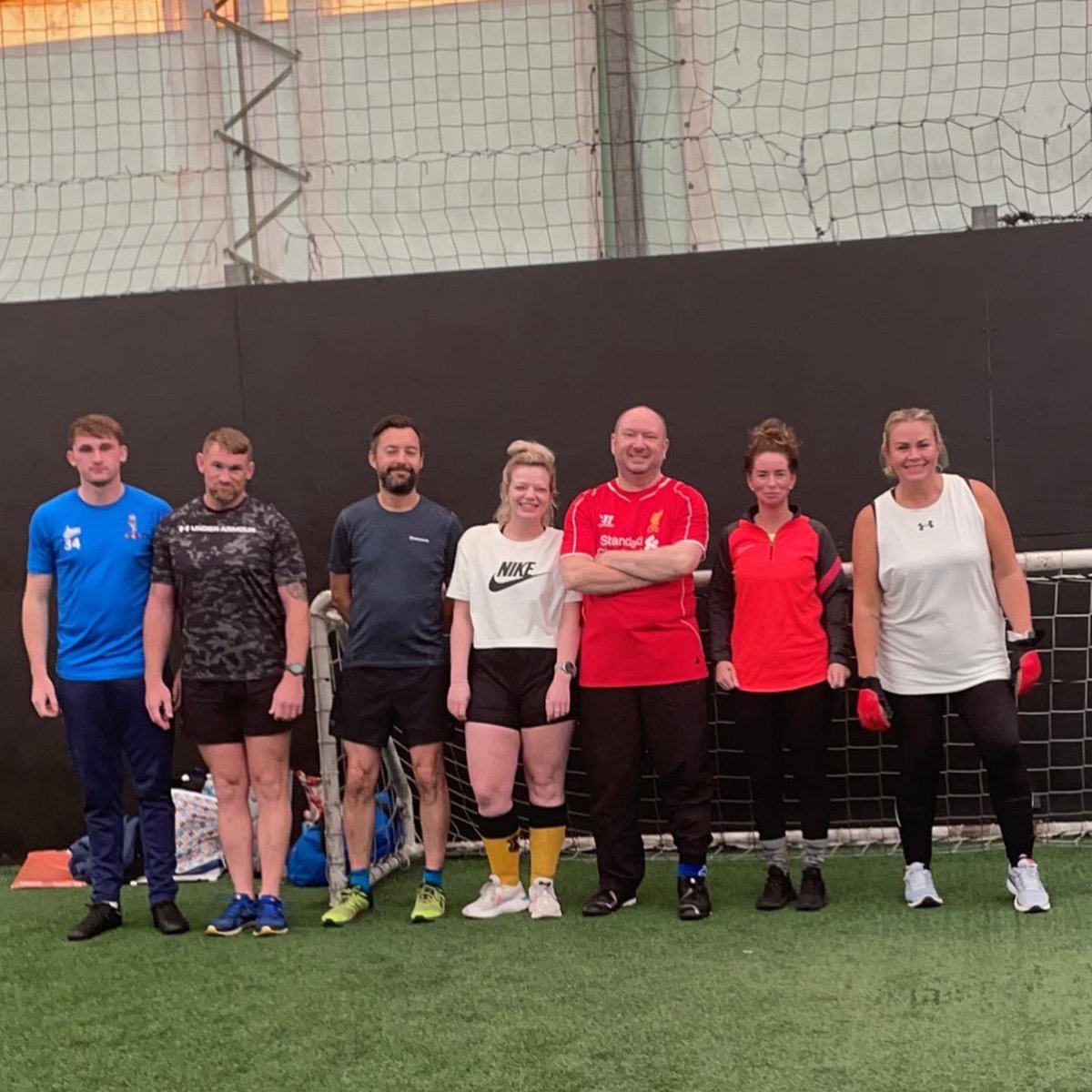 croft_danielle's tweet photo. Before and after pictures of the #wellbeingwarriors trust us to have the last break and had to play 8 matches back to back 😅. We did our best guys and that’s all that matters 💪🏼 @WeAreLSCFT https://t.co/QFs1zBHnM0