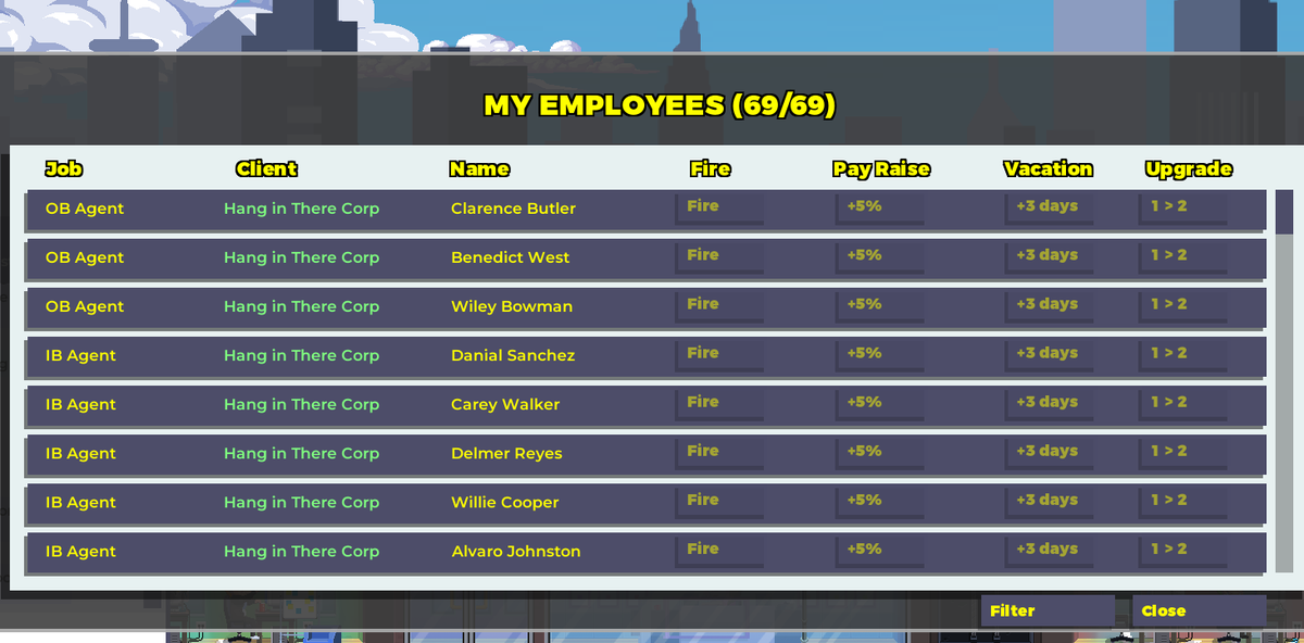 Preparing this week's update to Smooth Operators 2. It will include bulk action activities from the Employees list!
