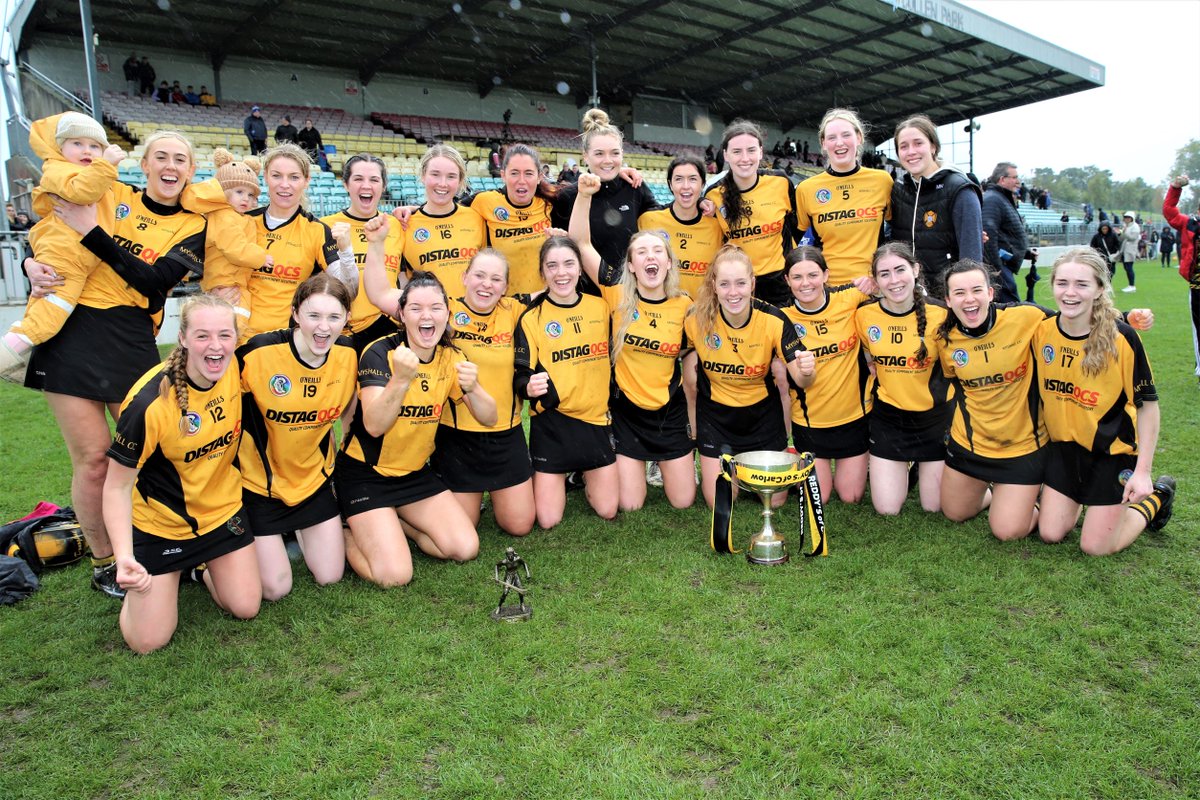 pgahern's tweet photo. Congratulations to Myshall camogie team who defeated Naomh Brid in the Reddy's Carlow final! Well done to both teams and all officials on contributing to a mighty match! @CamogieCarlow @GaaEoin @MyshallCC @Carlow_GAA https://t.co/1uxY5iq9ul