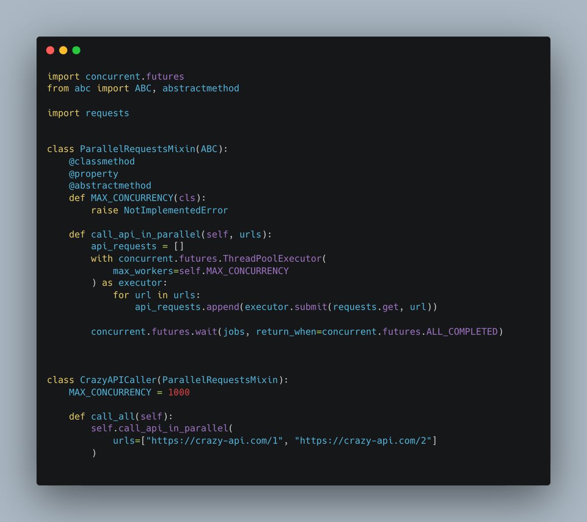 testdrivenio's tweet photo. Python clean code tip:

Define abstract class attributes for your mixins

👇 https://t.co/iJpU6pvNdb