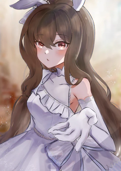 純白の花嫁#ウマ娘 #アドマイヤベガ 