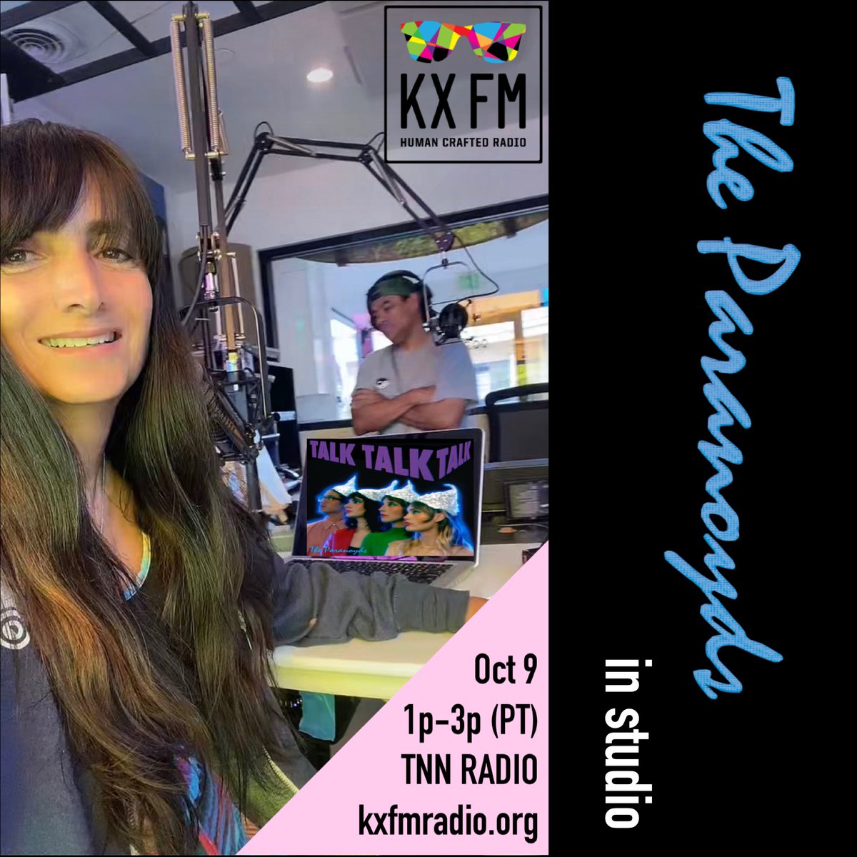 TODAY! <a href="/theparanoyds911/">THE PARANOYDS</a> in studio on <a href="/KXFM_/">KX FM</a> - stream live here: kxfmradio.org