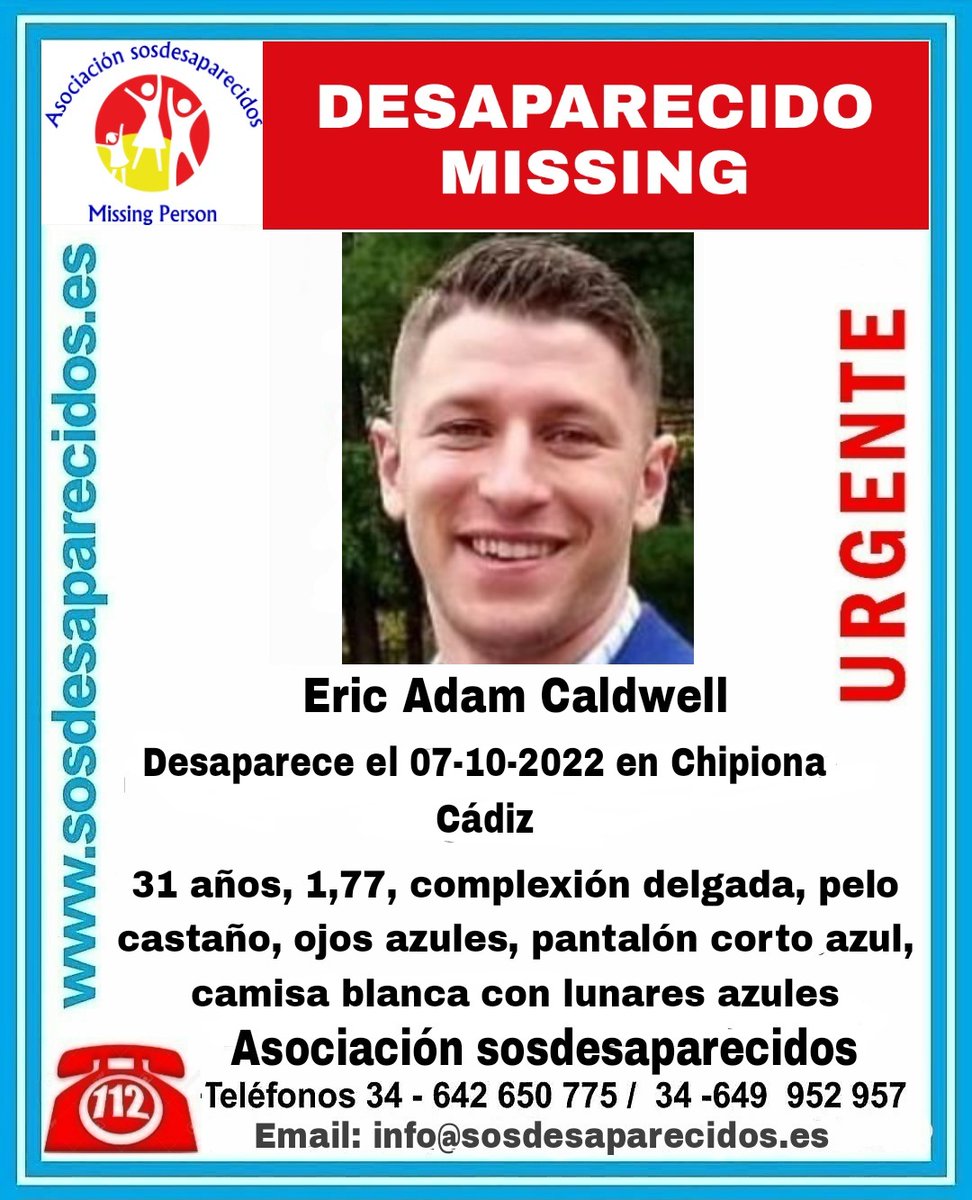 sosdesaparecido's tweet photo. 🆘 DESAPARECIDO
#desaparecido #sosdesaparecidos #Missing #España #Chipiona #Cádiz https://t.co/GZX1LcC37o