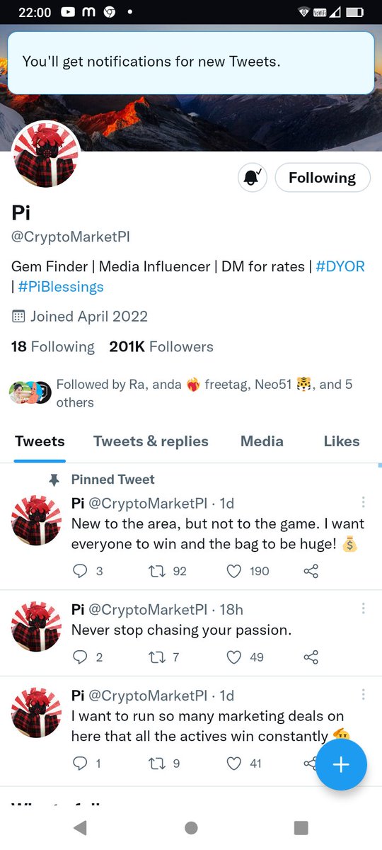 Ashok_1307_'s tweet photo. @missufe @CryptoMarketPI @DeansPromos Don4 https://t.co/L7QDQj6B1T