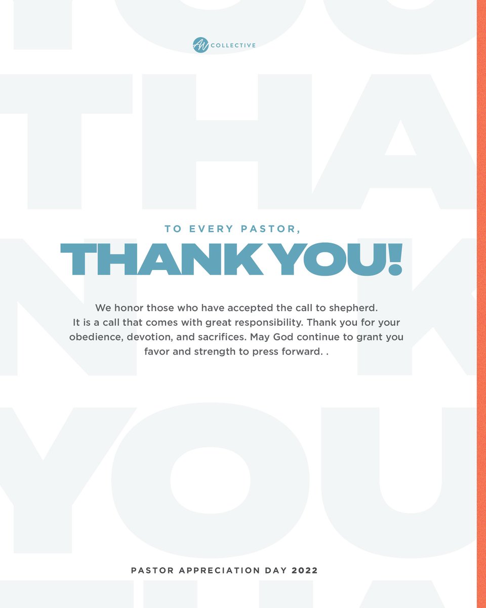 ancollctv's tweet photo. Happy Pastor Appreciation Day to our Global Senior Pastor, Dr. Matthew Stevenson. As well as every ANWA Pastor, Affiliate Pastor, and pastors everywhere. Your labor is not in vain. Thank you! 💙🧡

#ancollective  #pastorappreciationday #clergyappreciationmonth https://t.co/sGaxk7CHZb