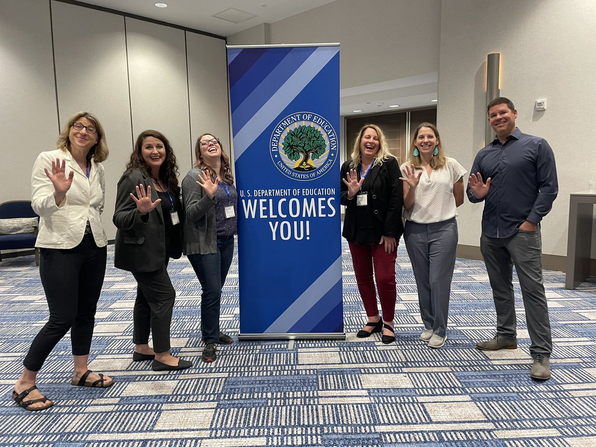 MsVandeborne's tweet photo. So glad to get to see my @Region5CC teammates at the @usedgov special Powered By @TeachtoLead event! #ReimagineED https://t.co/bvtmzL5q5F