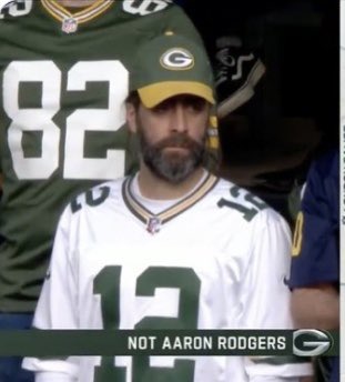 Aaron Rodgers in the second half #NYGvsGB