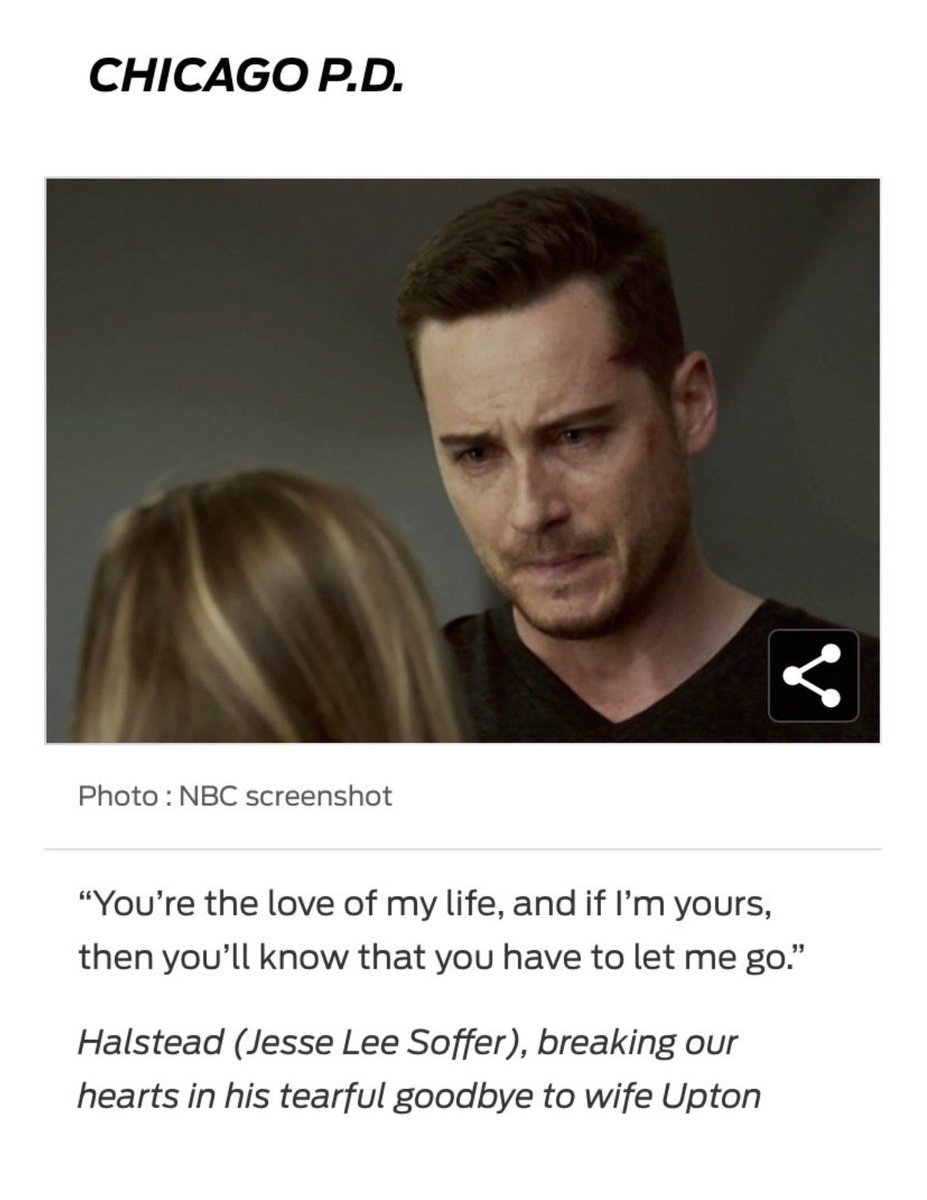 TKUpstead27's tweet photo. I’m going to throw up
My hearts in my throat I’m in knots of hurt today .. I want Jay Halstead back period … I want Jay back with his wife Hailey 🥲💔
#upsteadforever #bringbackjayhalstead #bringbackjesseleesoffer #weloveyoujesse #jesseappreciationweek https://t.co/ovJRpgD27T