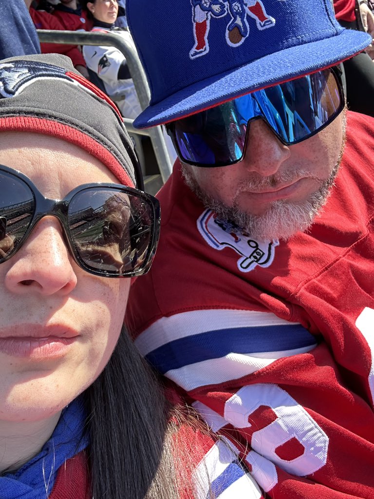 Great day for a football game!! <a href="/Patriots/">New England Patriots</a> #letsgo