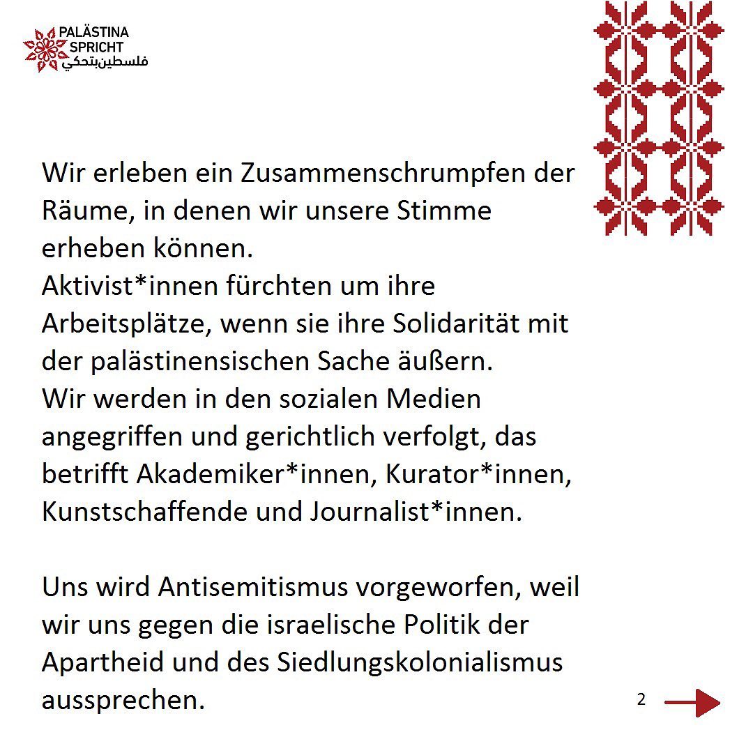 PalestinSpricht's tweet photo. "Deutschland kann seine historische Schuld nicht lindern, indem es die Last auf das palästinensische Volk abwälzt, das nur frei sein will," rief #AngelaDavis am 06.10.22 über 1000 Aktivisti auf dem #OPlatz in #Berlin entgegen.
Hier das Statement unserer feministischen Gruppe dazu https://t.co/kWKILN2BbE