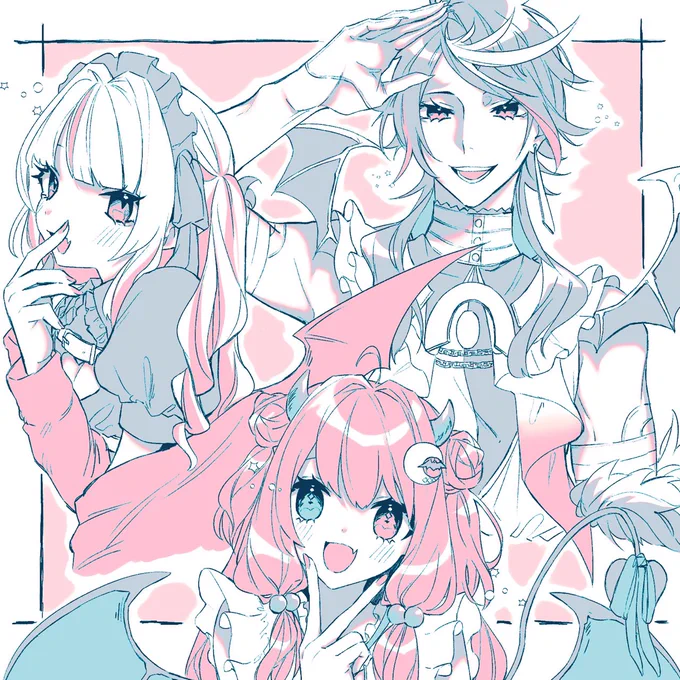 きょうの推しの顔練習帳 #りりむとおえかき #ロアート #YaminoArt 