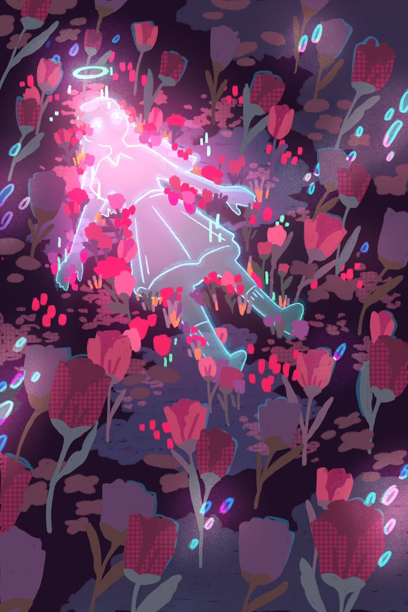 Thanksxu's tweet photo. haunted florals 🌷💕 https://t.co/rx5Sj8nJb2