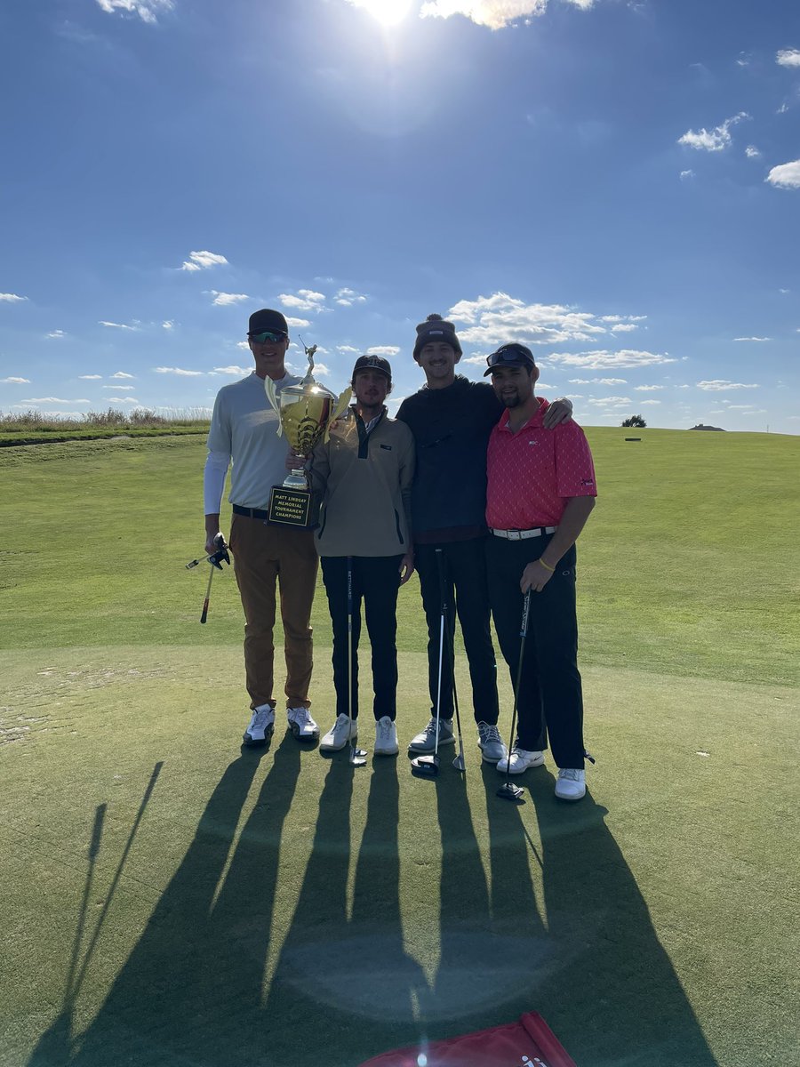 S__Lindsay's tweet photo. Another great outing for the Matt Lindsay Memorial Golf Tournament, with over $7,000 raised for @targetcancer and #rarecancer research!

Thank you to everyone who has generously donated and played in our event the last 8 years. 🏌🏼‍♂️🏆⛳️ https://t.co/vMwv8znpSA