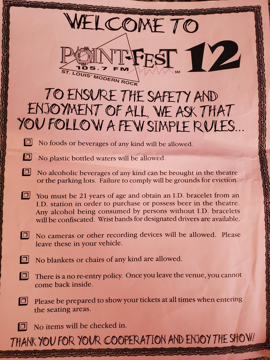 jgrossmann's tweet photo. Safety First! @1057thePoint @goldfingermusic @EverclearBand @311 #Pointfest #Throwback https://t.co/h9iMtd63u8