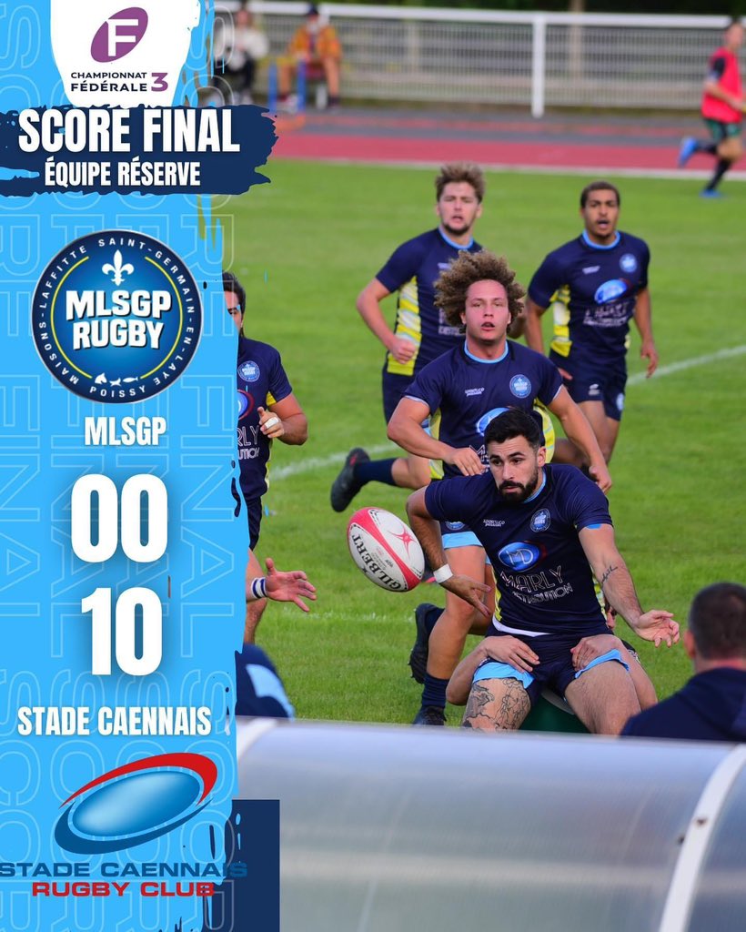 💙💛 RÉSULTATS 💛💙

ÉQUIPE PREMIÈRE : Victoire 54-12 🔥
Domination totale avec un bonus offensif plus mérité !

ÉQUIPE RÉSERVE : Défaite 0-10 🔥
Notre manque de discipline et de lucidité, font que nous nous inclinons…

⚔️ Prochain match : 16 octobre 🆚 <a href="/RCMC_rugby/">RCMC</a> 

#mlsgp78