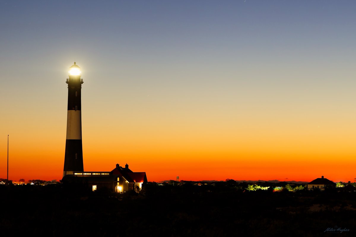 Sunrise at Fire Island Lighthouse. #Lighthouse